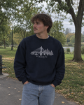The Winnipeg Cityscape Crewneck- Navy