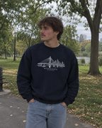 The Winnipeg Cityscape Crewneck- Navy